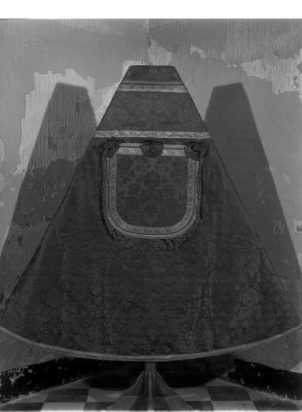 piviale, elemento d'insieme - manifattura ligure (prima metà sec. XIX)