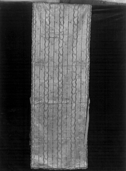 velo omerale, elemento d'insieme - manifattura ligure (ultimo quarto sec. XVIII)