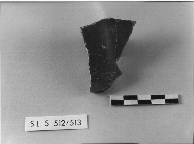 PENTOLA/ TRE FRAMMENTI UNITI - MANNONI 43 (SEC. XV)