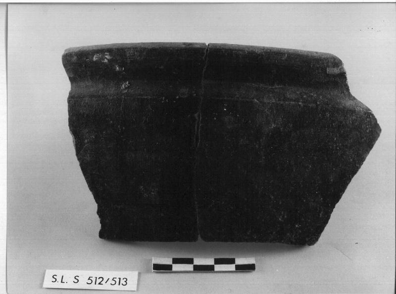 PENTOLA/ DUE FRAMMENTI COMBACIANTI/ UNITI - MANNONI 43 (SEC. XV)