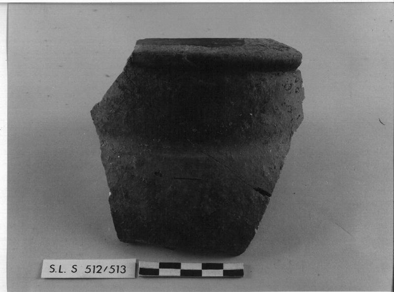 PENTOLA/ DUE FRAMMENTI COMBACIANTI/ UNITI - MANNONI 43 (SEC. XV)