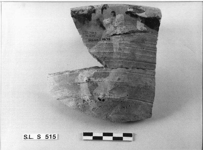 BACINO/ QUATTRO FRAMMENTI COMBACIANTI/ UNITI (SEC. XIII/ XVI)