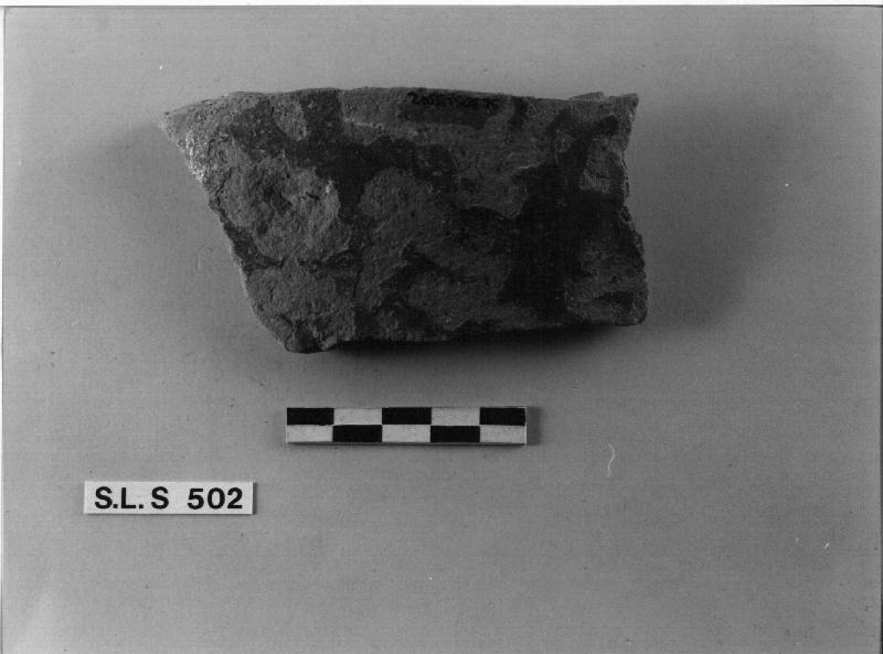 BACINO, frammento (SEC. XIII/ XV)