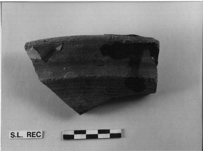 BACINO, frammento (SEC. XII/ XV)