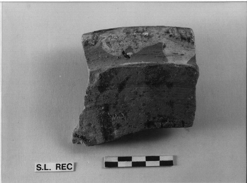 BACINO, frammento (SEC. XII/ XV)