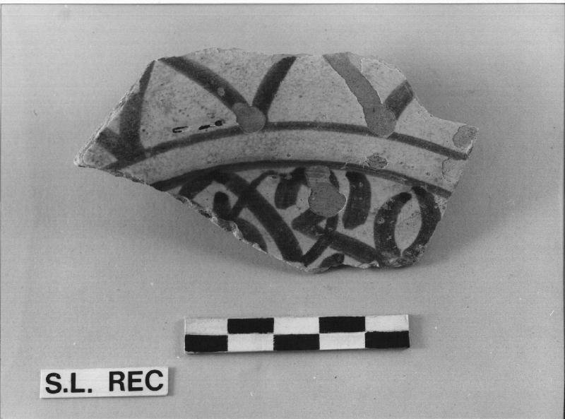 PIATTO - MANNONI 86, frammento (secc. XIV/ XV)