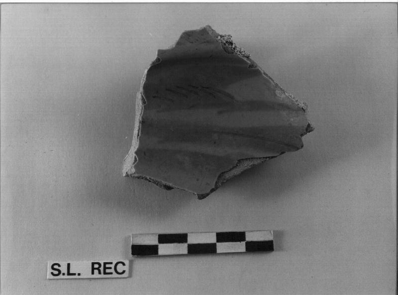 PIATTO, frammento (SEC. XVII)