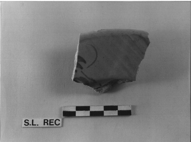 PIATTO, frammento (SEC. XVII)