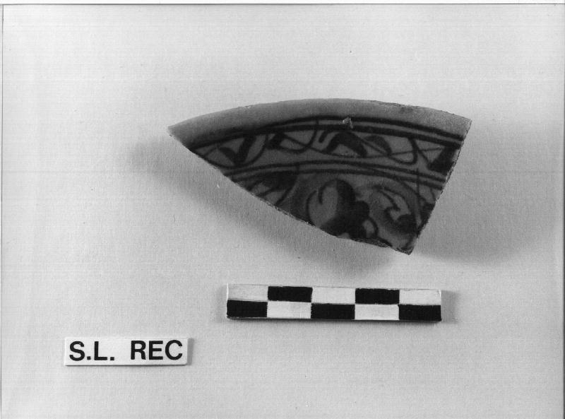 PIATTO, frammento (SEC. XVI)