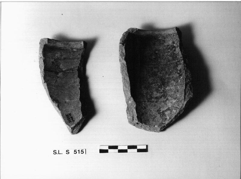 TUBATURA FITTILE/ DUE FRAMMENTI PERTINENTI