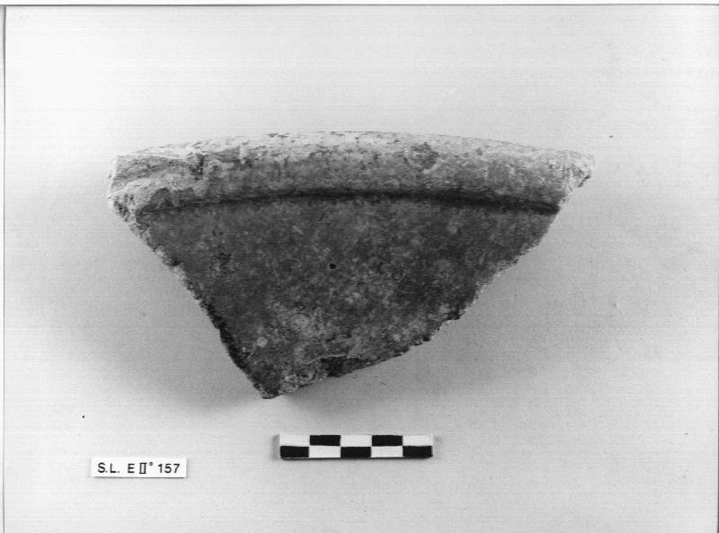 BACINO, frammento (SEC. XIII/ XV)