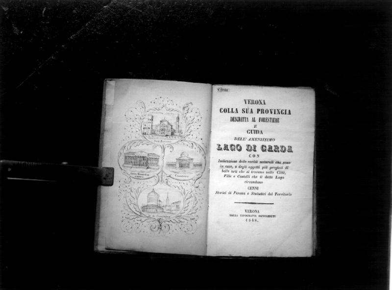 monumenti di Verona (stampa) di Guelfi (sec. XIX)