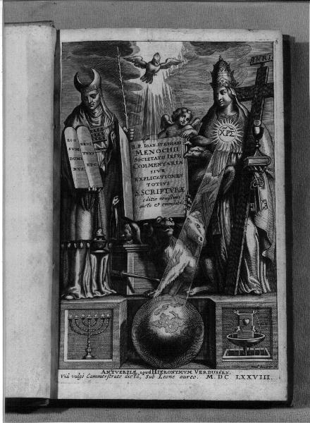 allegoria della Chiesa (stampa) di Bouttats Frederik (sec. XVII)