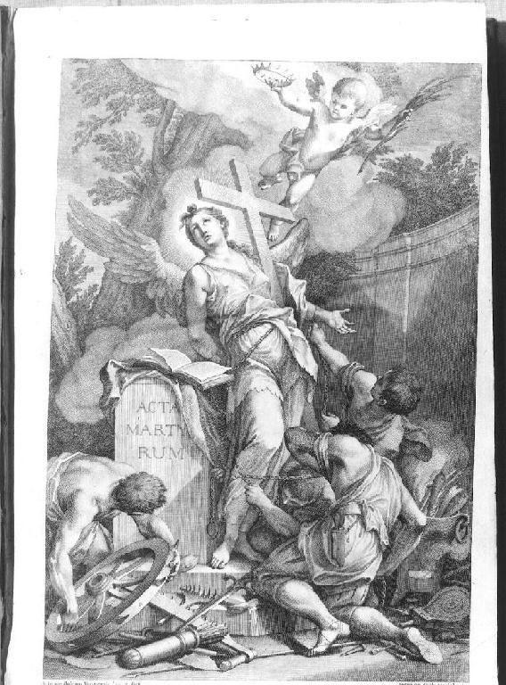 Fede incatenata (stampa) di Zucchi Francesco (sec. XVIII)