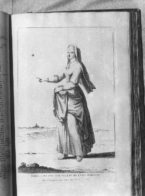 figura femminile (stampa) - ambito italiano (sec. XVIII)