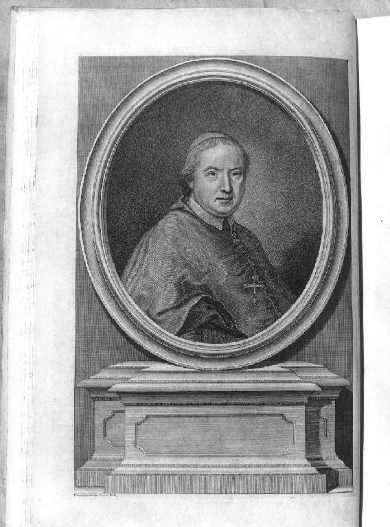 ritratto di ecclesiastico (stampa) di Zucchi Francesco (sec. XVIII)