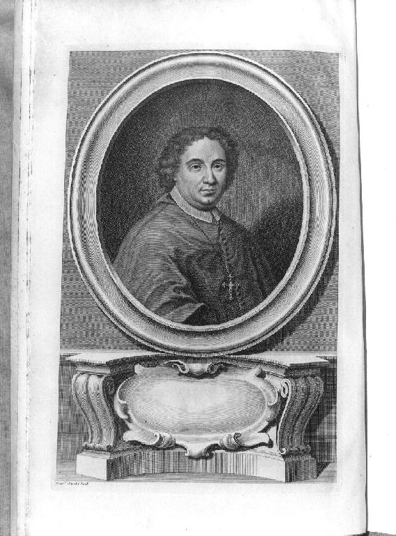 ritratto di ecclesiastico (stampa) di Zucchi Francesco (sec. XVIII)