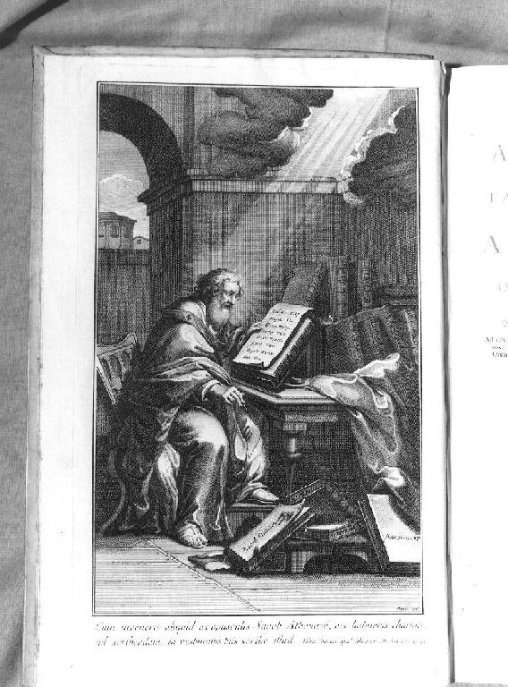 Sant'Attanasio (stampa) di Baratti Antonio (sec. XVIII)