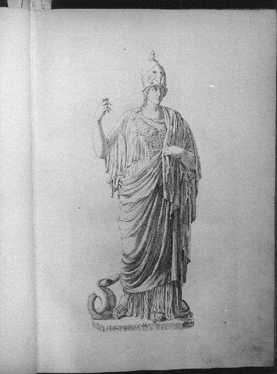 MINERVA (stampa, elemento d'insieme) di Vaiani Anna Maria (sec. XVII)