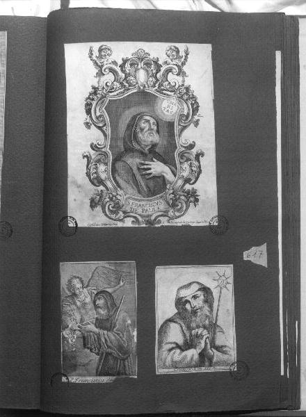 San Francesco di Paola (stampa) di Cattaneo Gerolamo, Crespi Antonio, Crespi Giuseppe Maria detto Spagnoletto (metà sec. XVI)