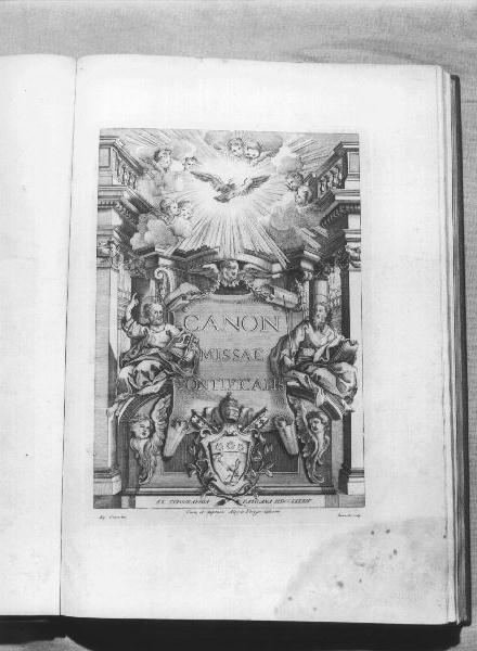 San Pietro e San Paolo (stampa) di Bianchi Gaetano, Conca E (sec. XVIII)