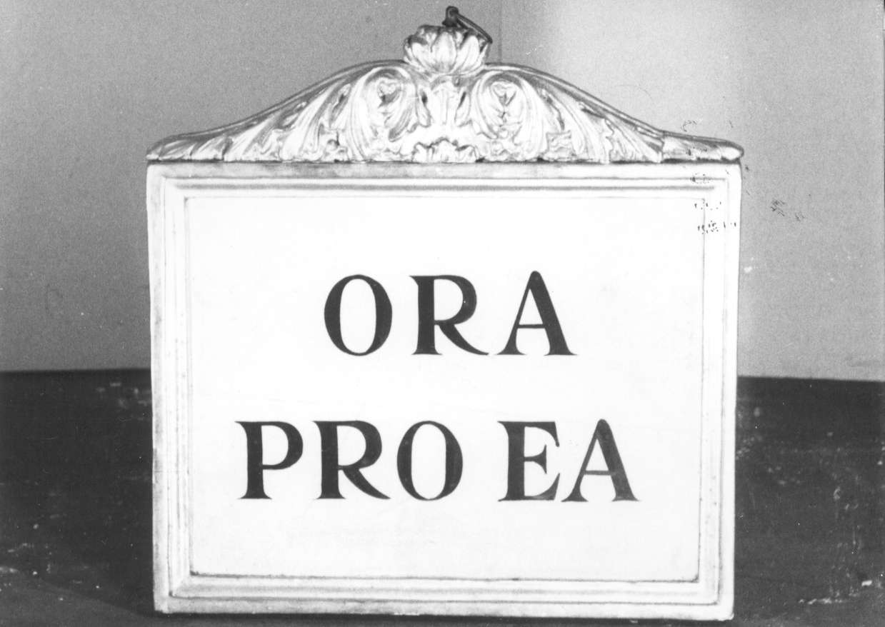 cartella, opera isolata - bottega piemontese (secondo quarto sec. XIX)