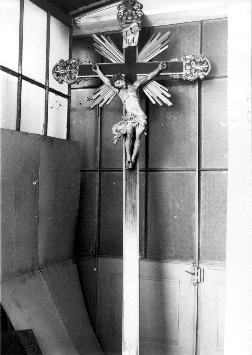 Cristo crocifisso (crocifisso, opera isolata) di Perucca Ignazio (sec. XVIII)