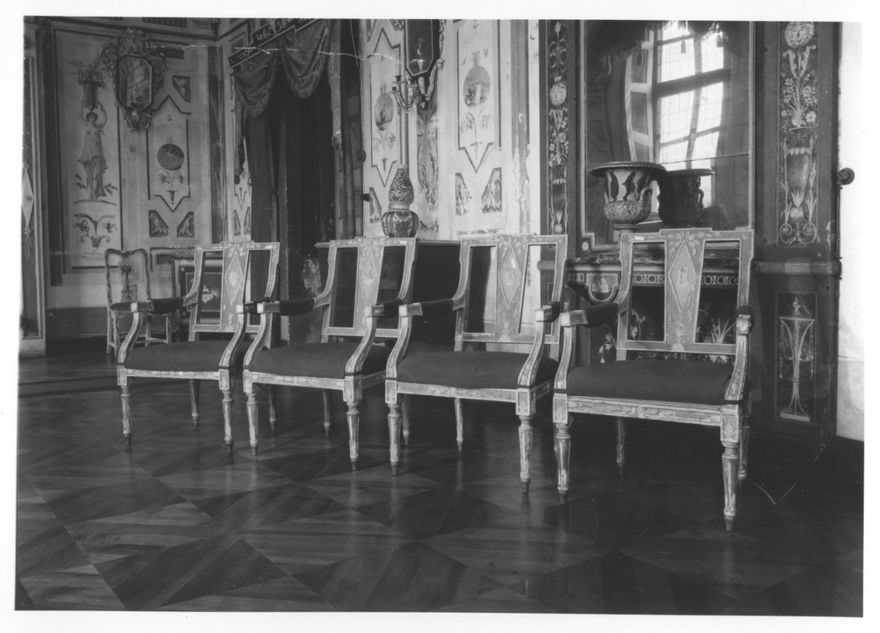 poltrona, serie - ambito piemontese (ultimo quarto sec. XVIII)