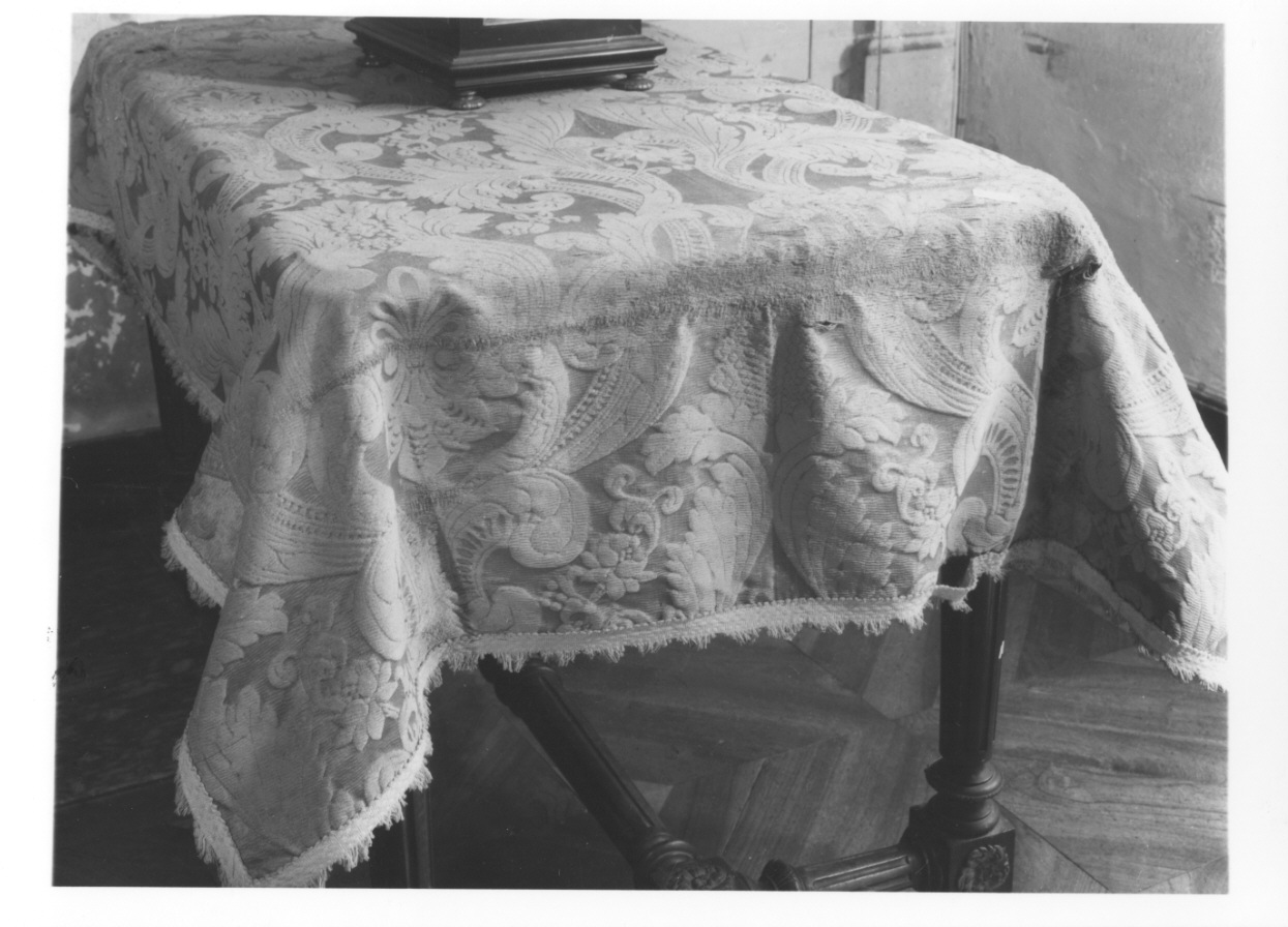 tovaglia, opera isolata - manifattura piemontese (fine sec. XIX)