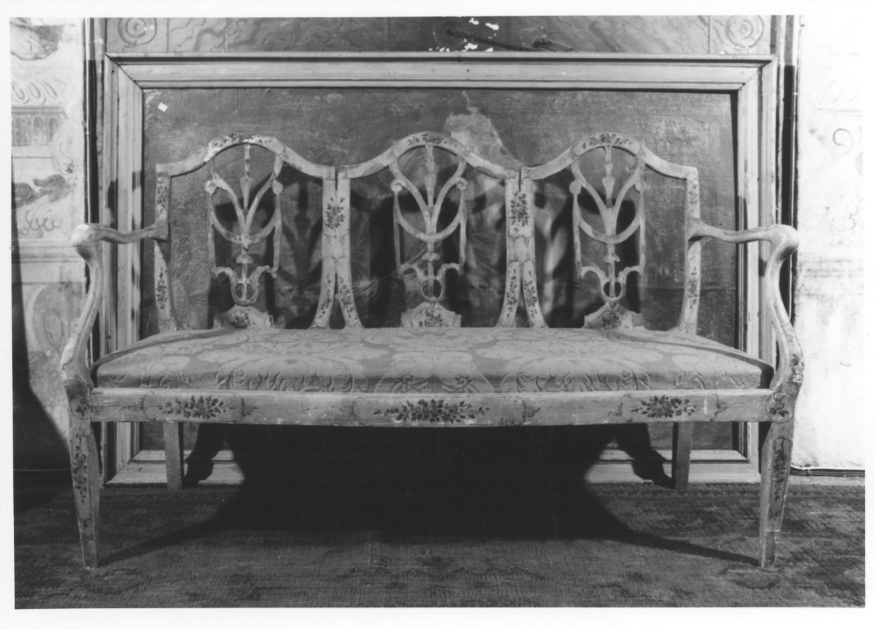 divano, opera isolata - bottega piemontese (fine sec. XVIII)