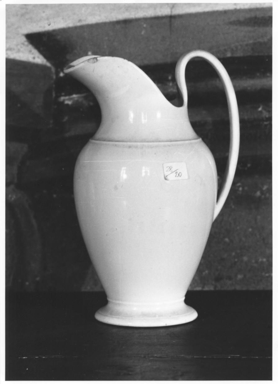 brocca, opera isolata - manifattura piemontese (seconda metà sec. XIX)