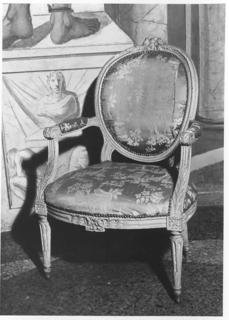 poltroncina - bottega piemontese (ultimo quarto sec. XVIII)