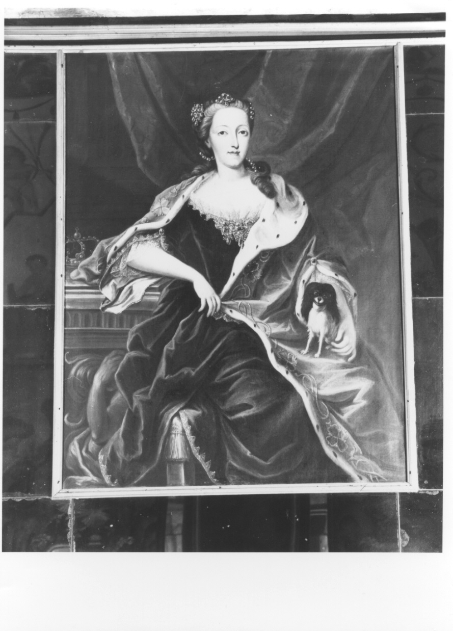 ritratto di Elisabetta Teresa di Lorena (dipinto, opera isolata) - ambito piemontese (secondo quarto sec. XVIII)