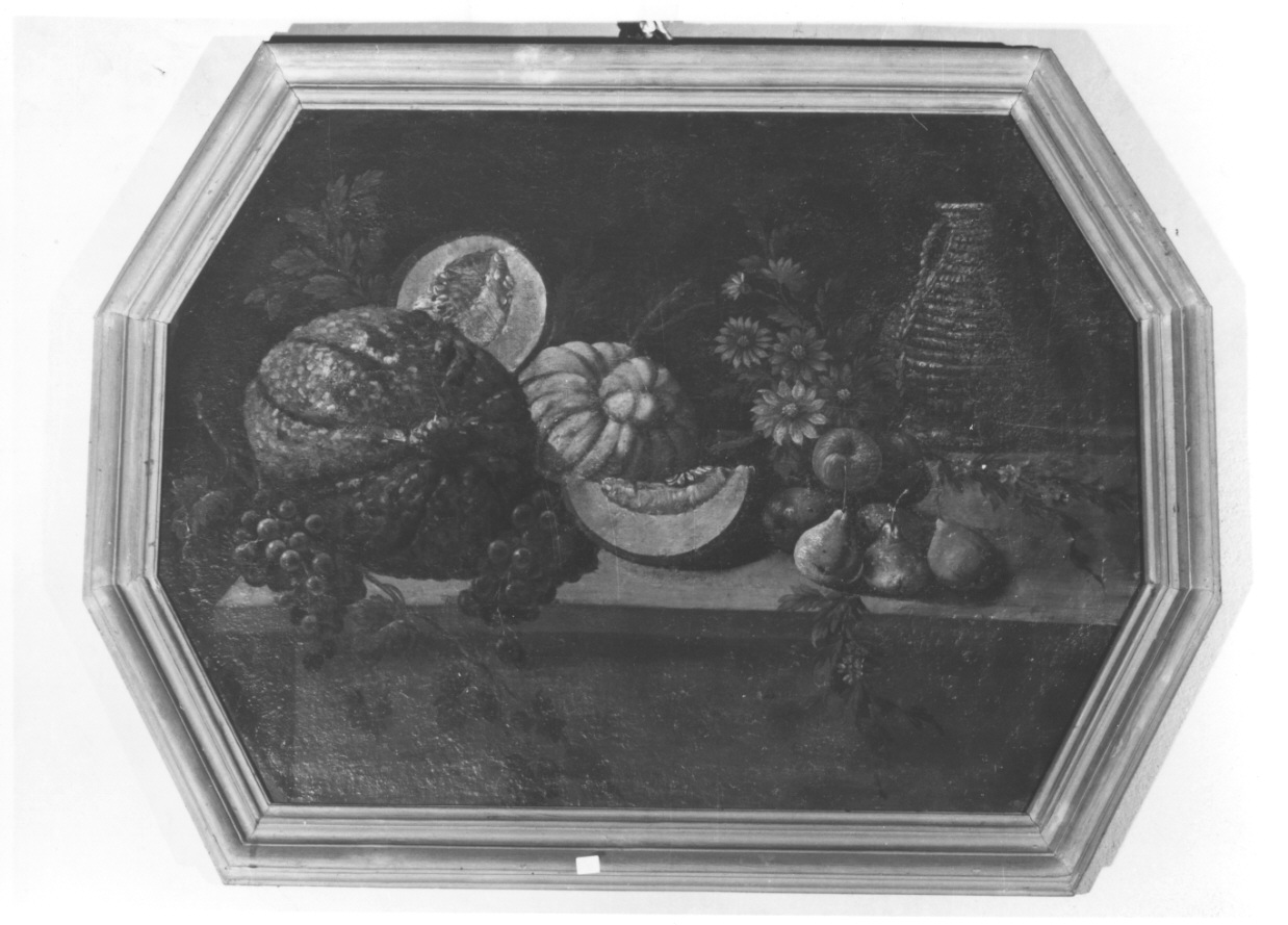 natura morta con frutta (dipinto, opera isolata) - ambito napoletano (sec. XVII)