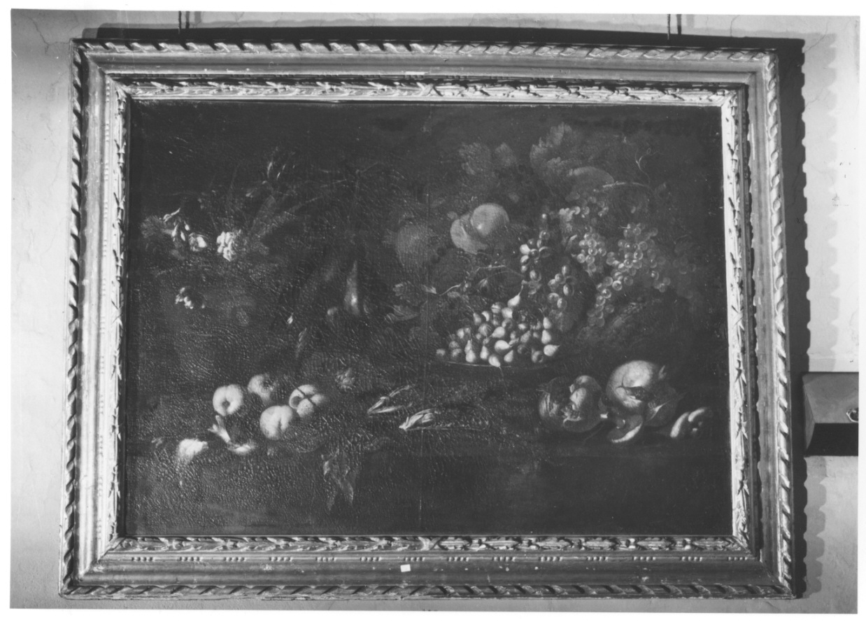 natura morta con frutta (dipinto, opera isolata) - ambito napoletano (?) (seconda metà sec. XVII)