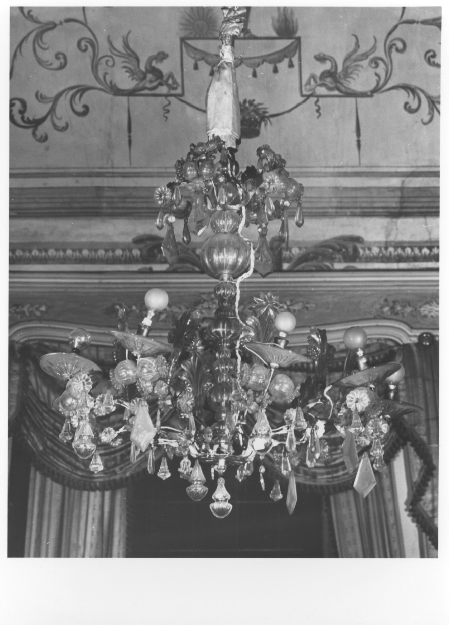 lampadario, opera isolata - manifattura tedesca (?) (sec. XVIII)