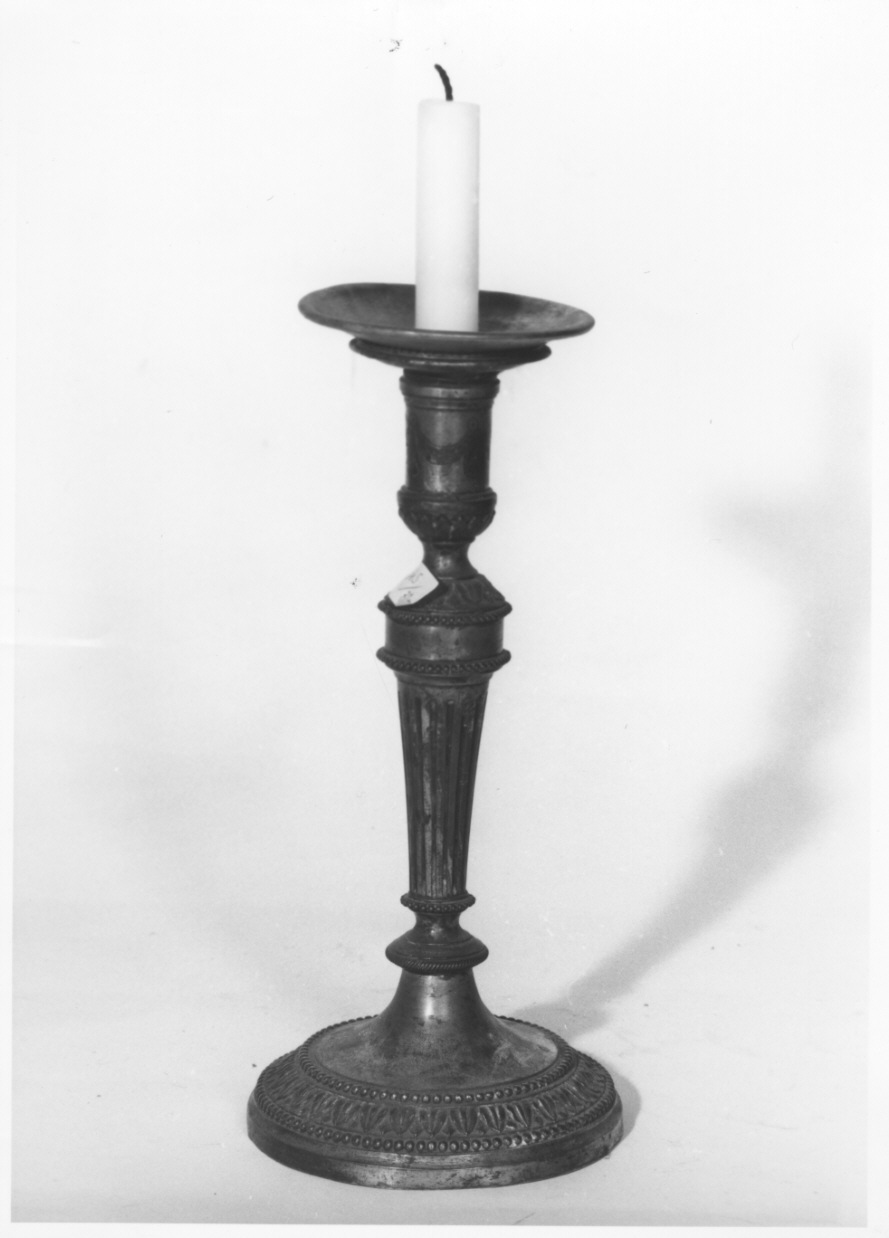 candeliere, serie - ambito piemontese (primo quarto sec. XIX)