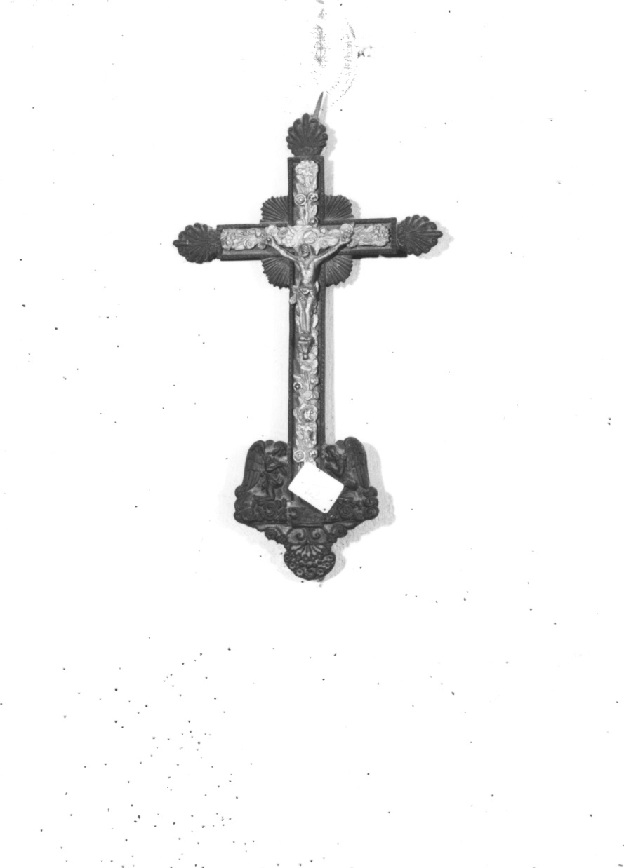 Cristo crocifisso (crocifisso, opera isolata) - produzione piemontese (seconda metà sec. XIX)