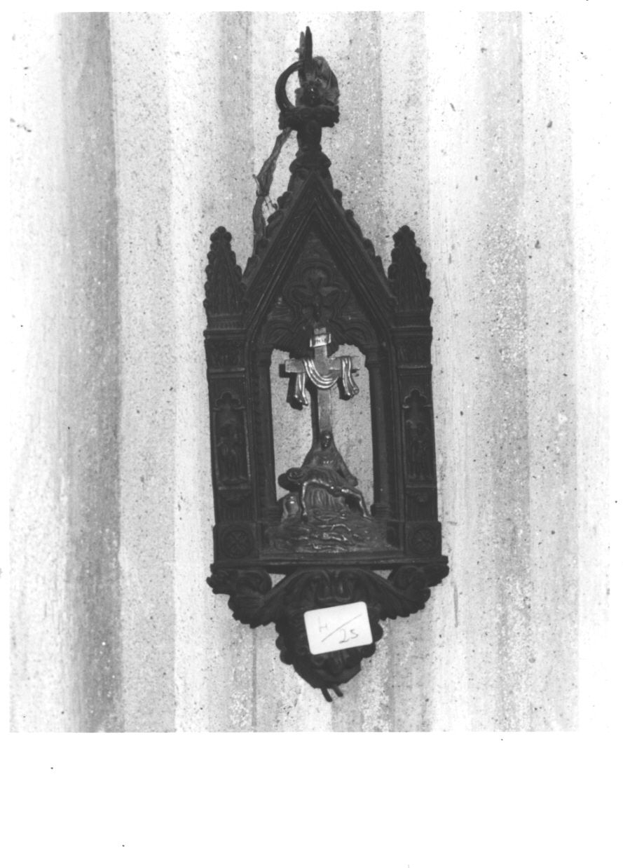 Pietà (formella, opera isolata) - produzione piemontese (seconda metà sec. XIX)