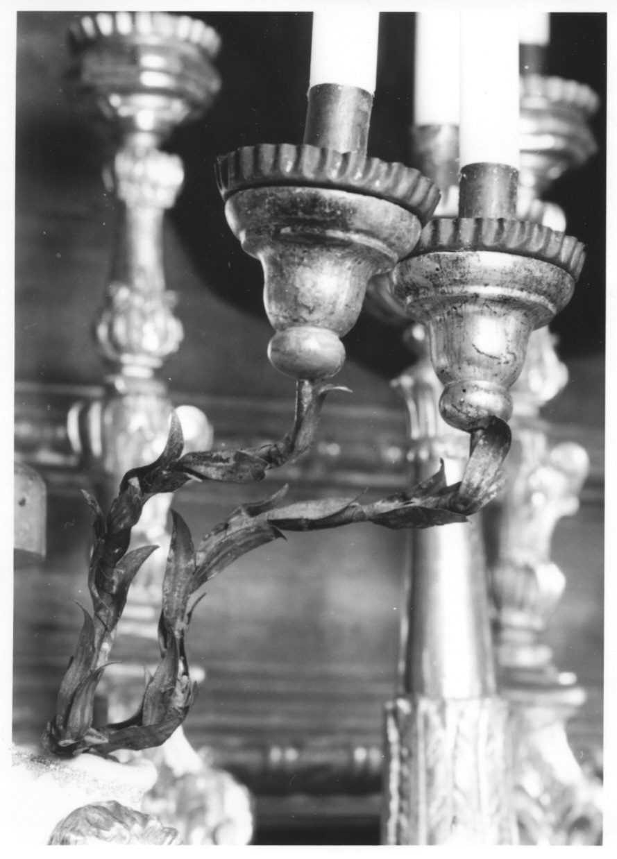 candeliere da parete, serie - produzione piemontese (sec. XIX)