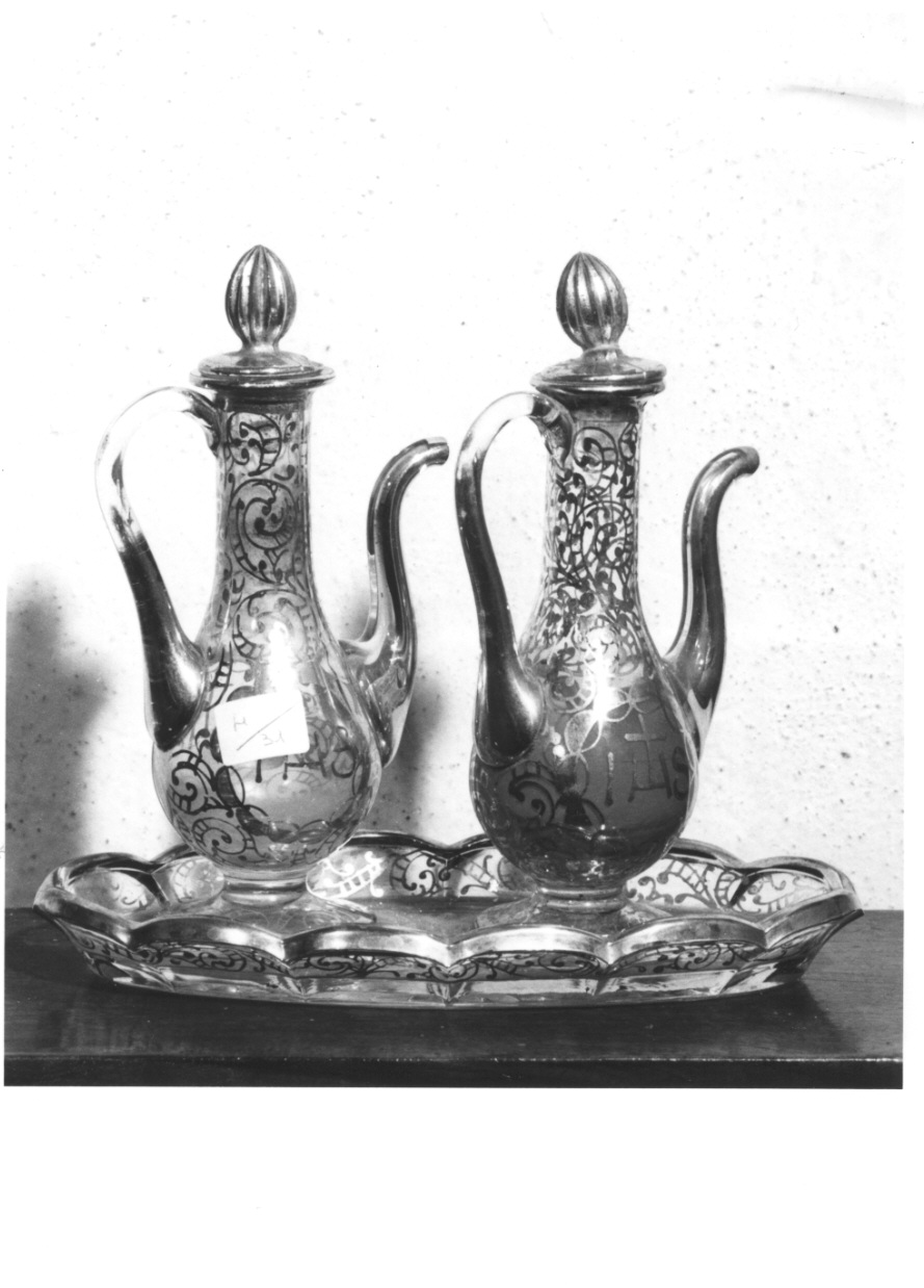 servizio di ampolline, opera isolata - produzione piemontese (prima metà sec. XX)