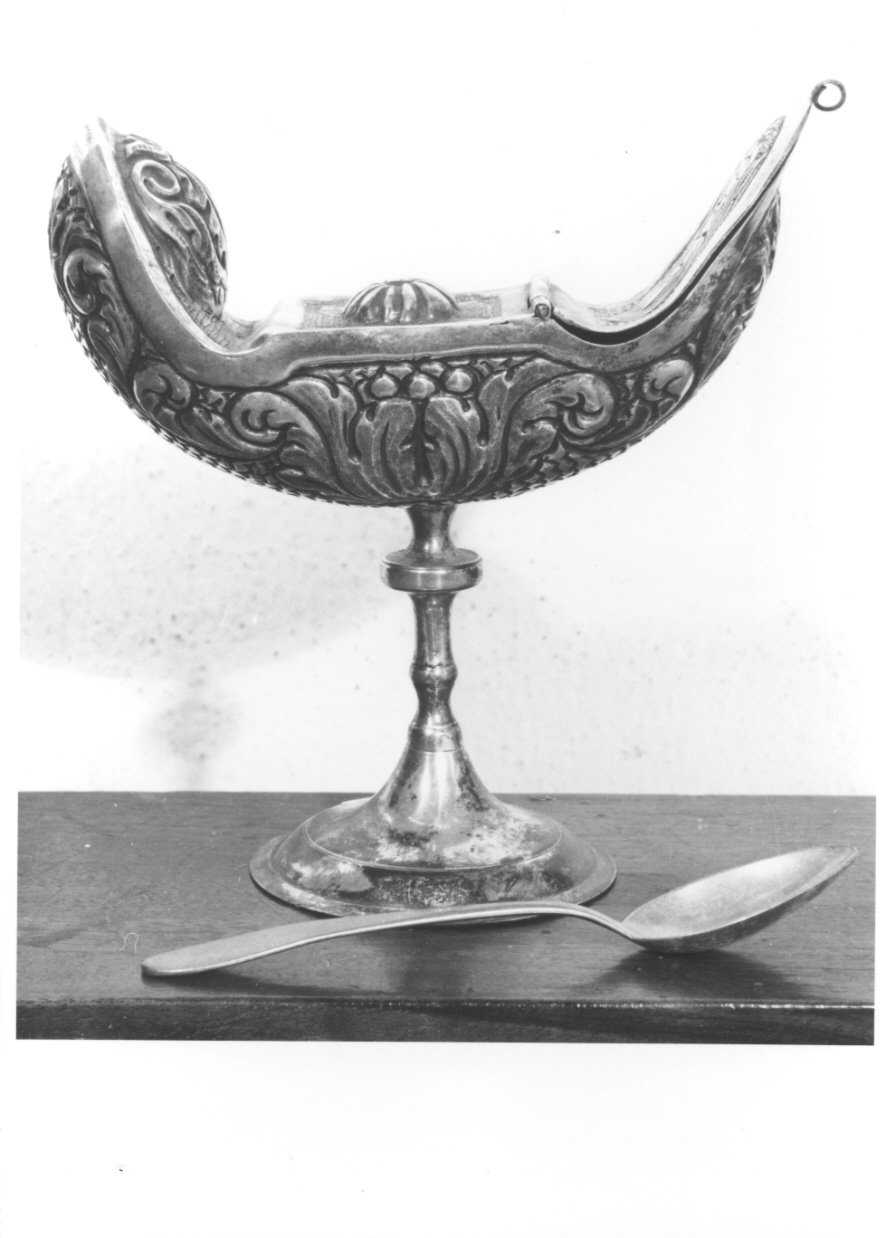 navicella portaincenso, opera isolata - ambito trentino (primo quarto sec. XIX)