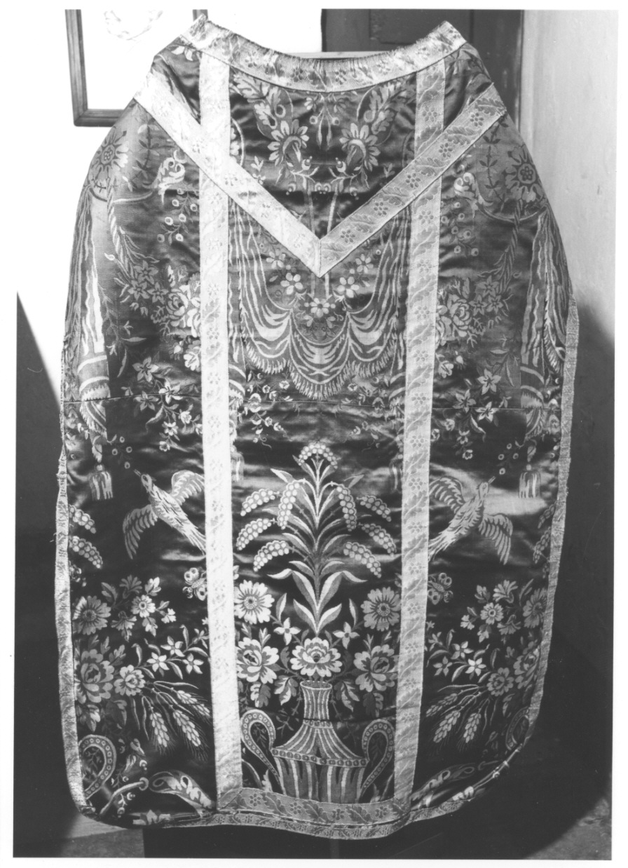 paramento liturgico, insieme - manifattura lionese (ultimo quarto sec. XVIII)