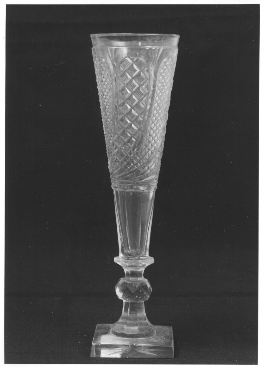 bicchiere, serie - produzione inglese (ultimo quarto sec. XIX)