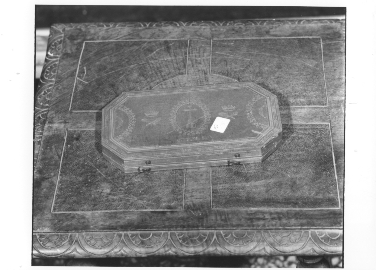 reliquiario, opera isolata - bottega piemontese (prima metà sec. XIX)