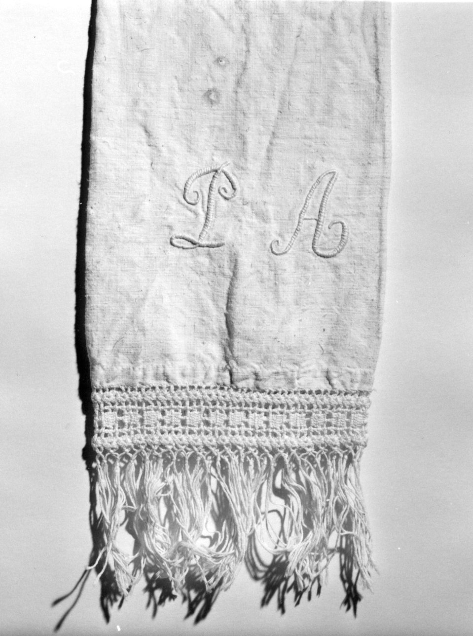 asciugamano - manifattura formazzina (1890/ 1910)