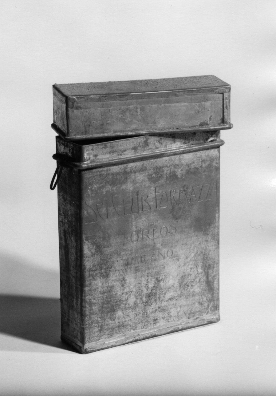 custodia per libro di vetta - produzione piemontese (1930/ 1940)