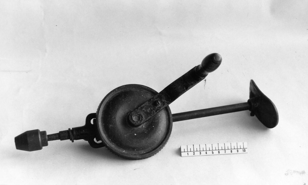 trapano, trapano a petto, utensili - produzione torinese (1840 ca)