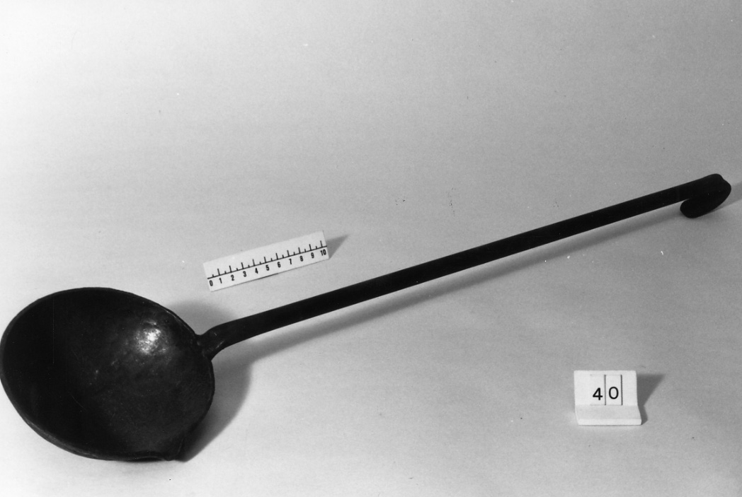 mestolo, mestola, utensili domestici - produzione torinese (1920 ca)