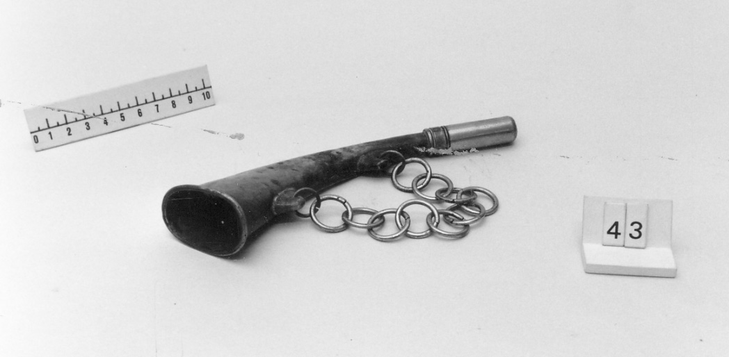 cornetto da richiamo, corno, strumenti a fiato - produzione torinese (1950 ca)